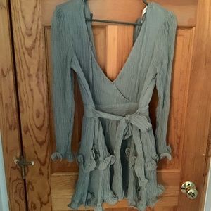 Hello Molly Frill Tie Dress